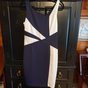 Dress Barn Blue & White Dress